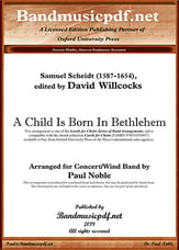 A Child is Born in Bethlehem Concert Band sheet music cover